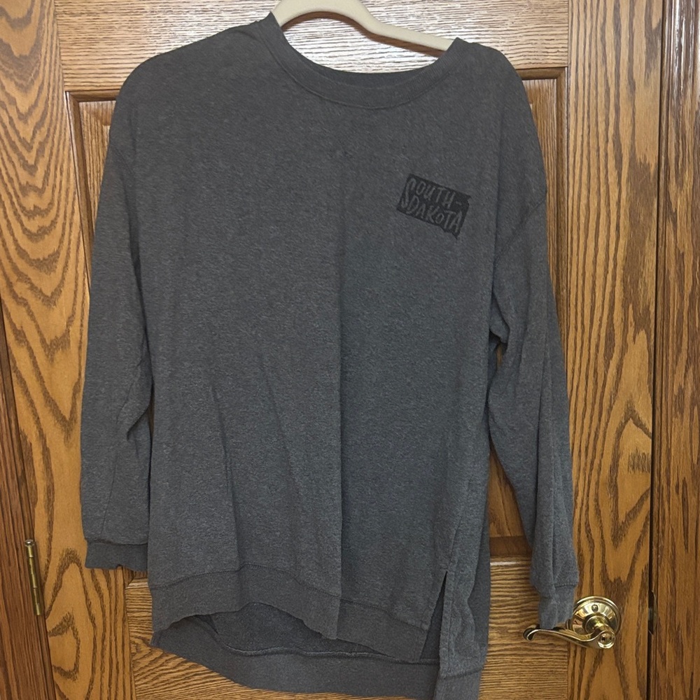 Maurices Charcoal Long Sleeve Top